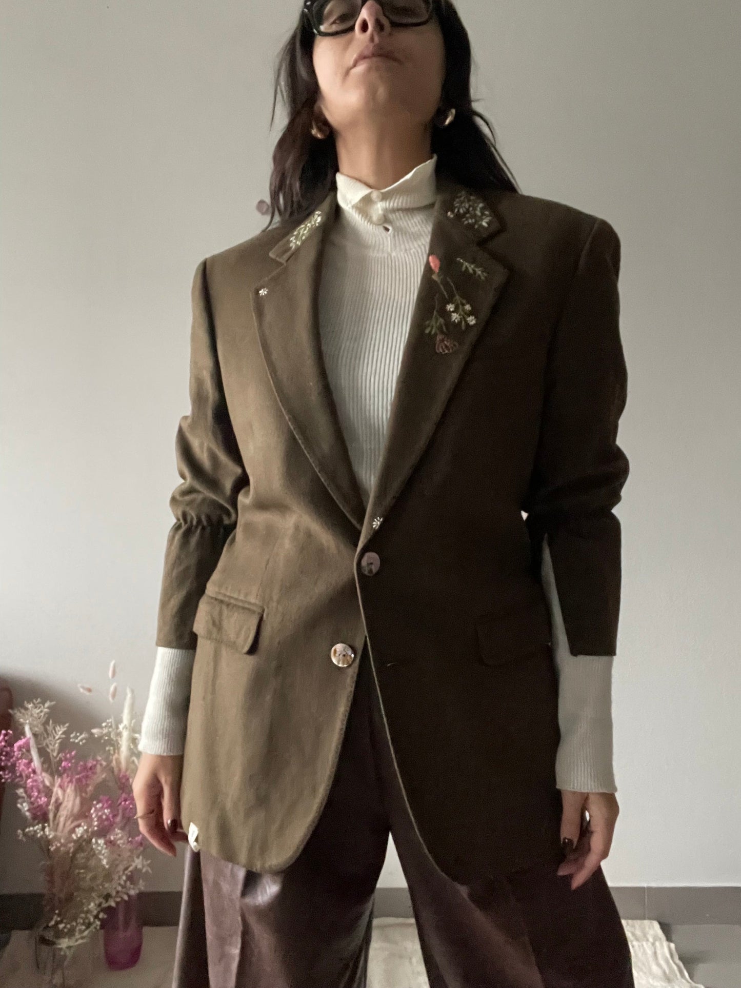Blazer Flora- reworked vestocircolare
