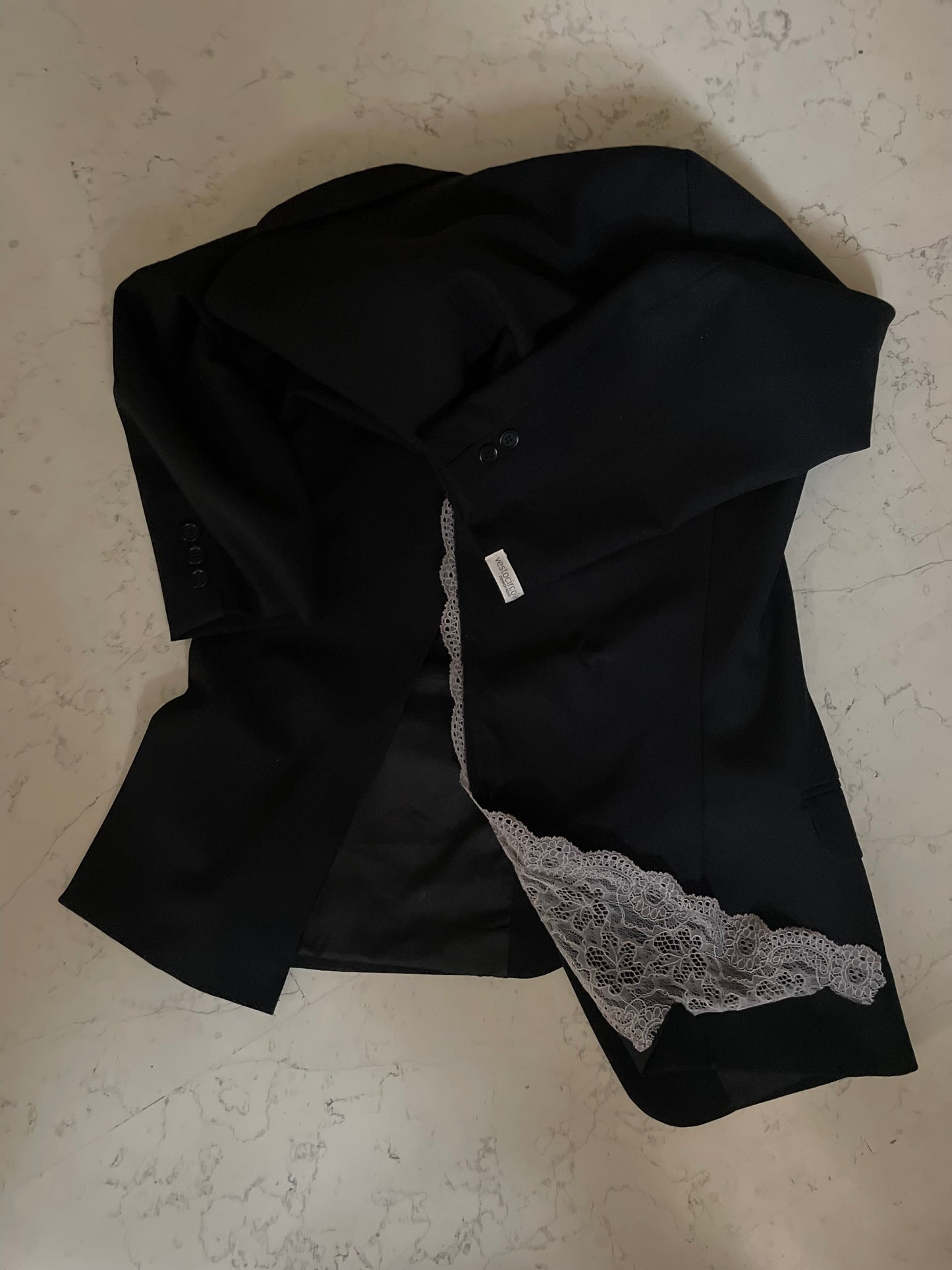 Lace blazer_reworked