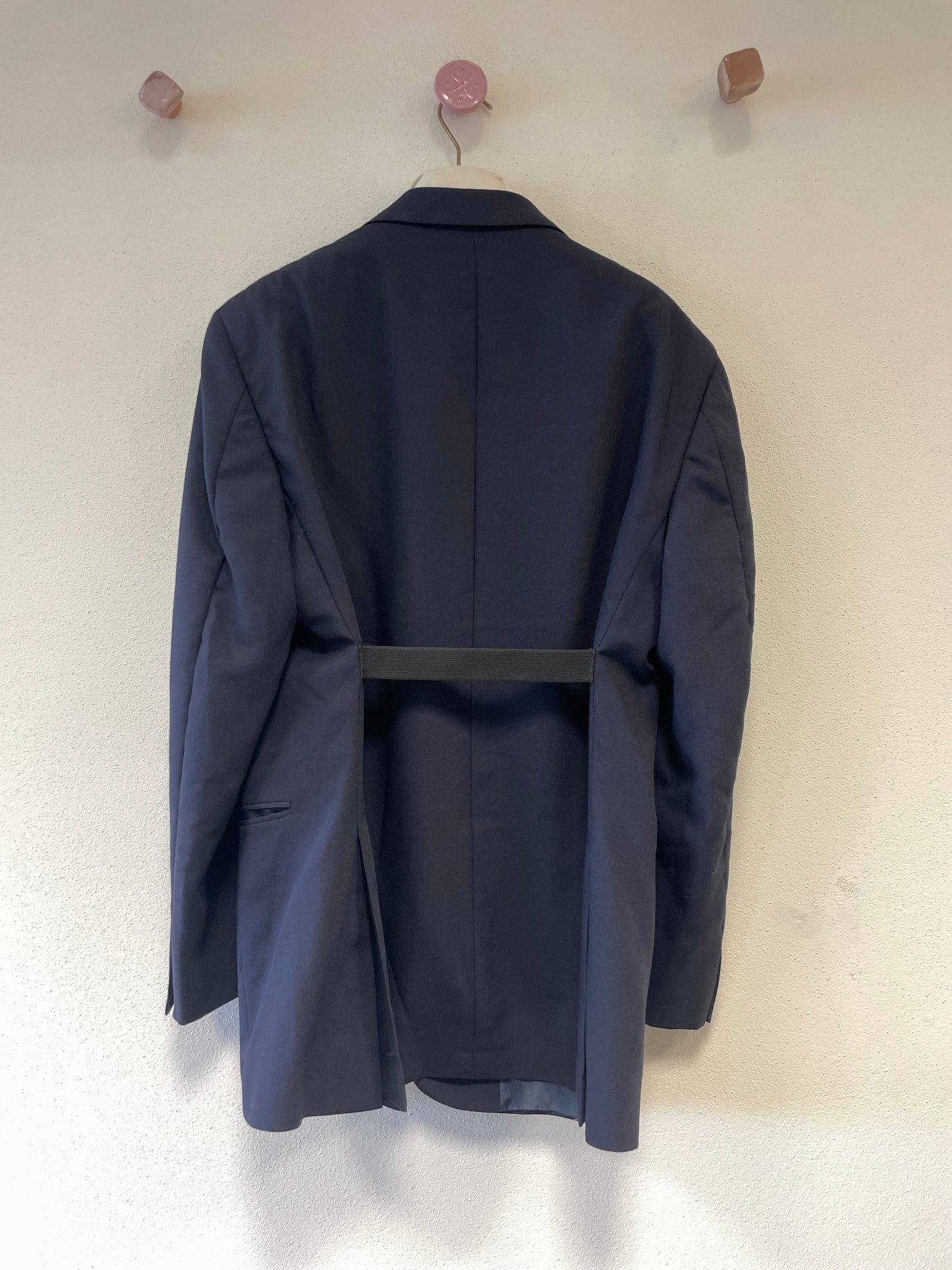 Refitted blue blazer_reworked vestocircolare