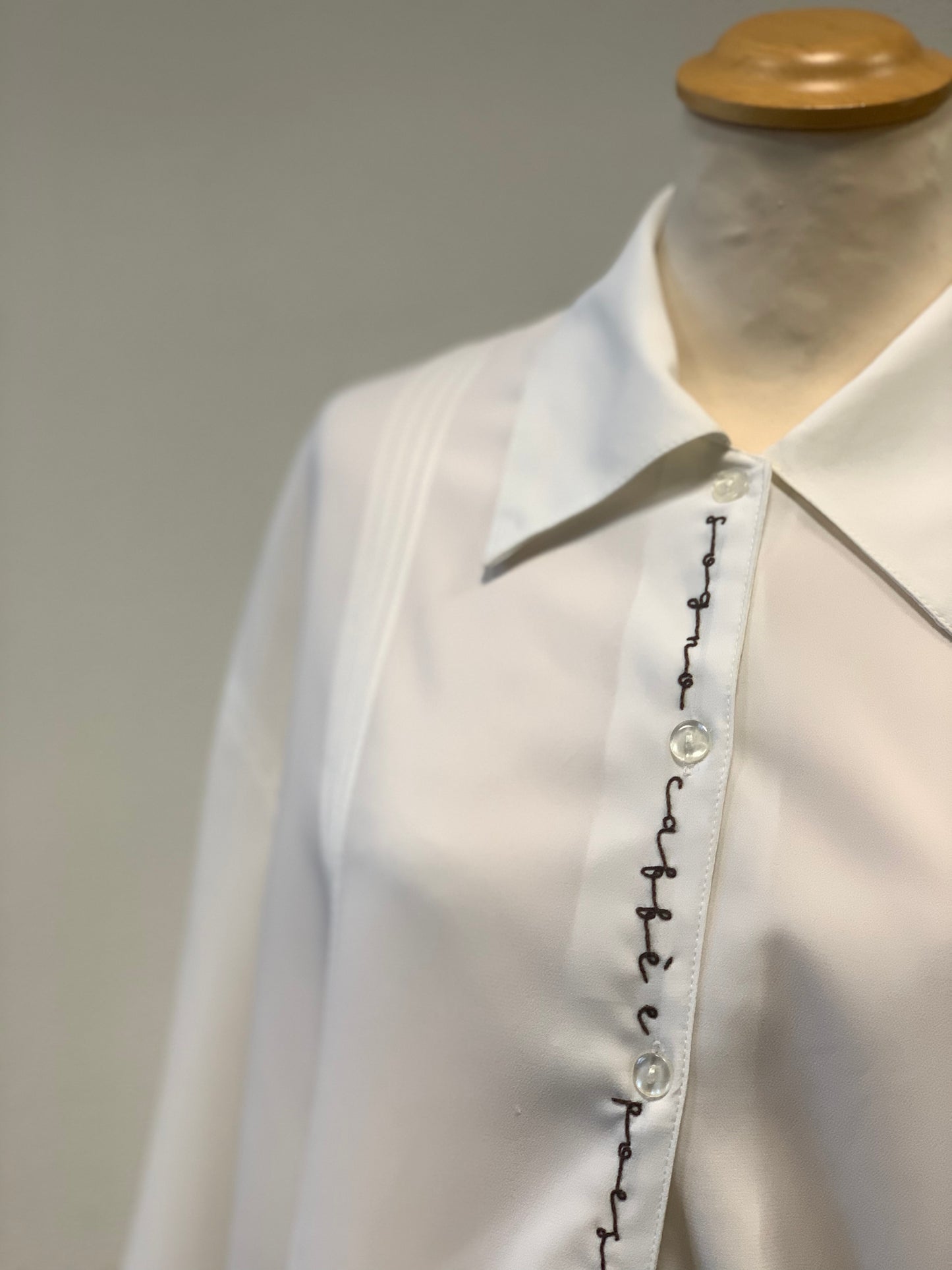 Camicia Artigianale Reworked in seta _Frida_capo unico sartoriale