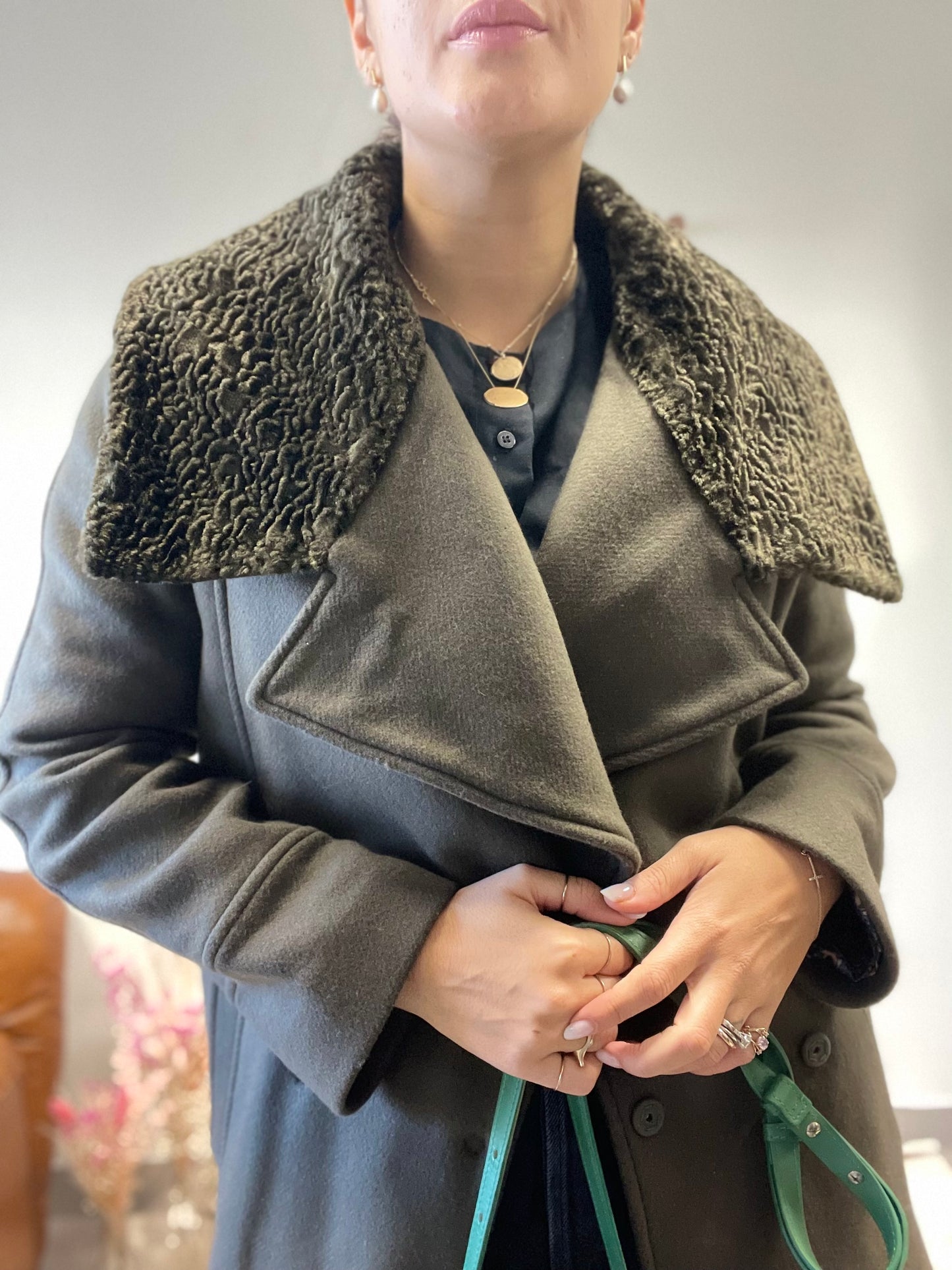 Cappotto verde militare