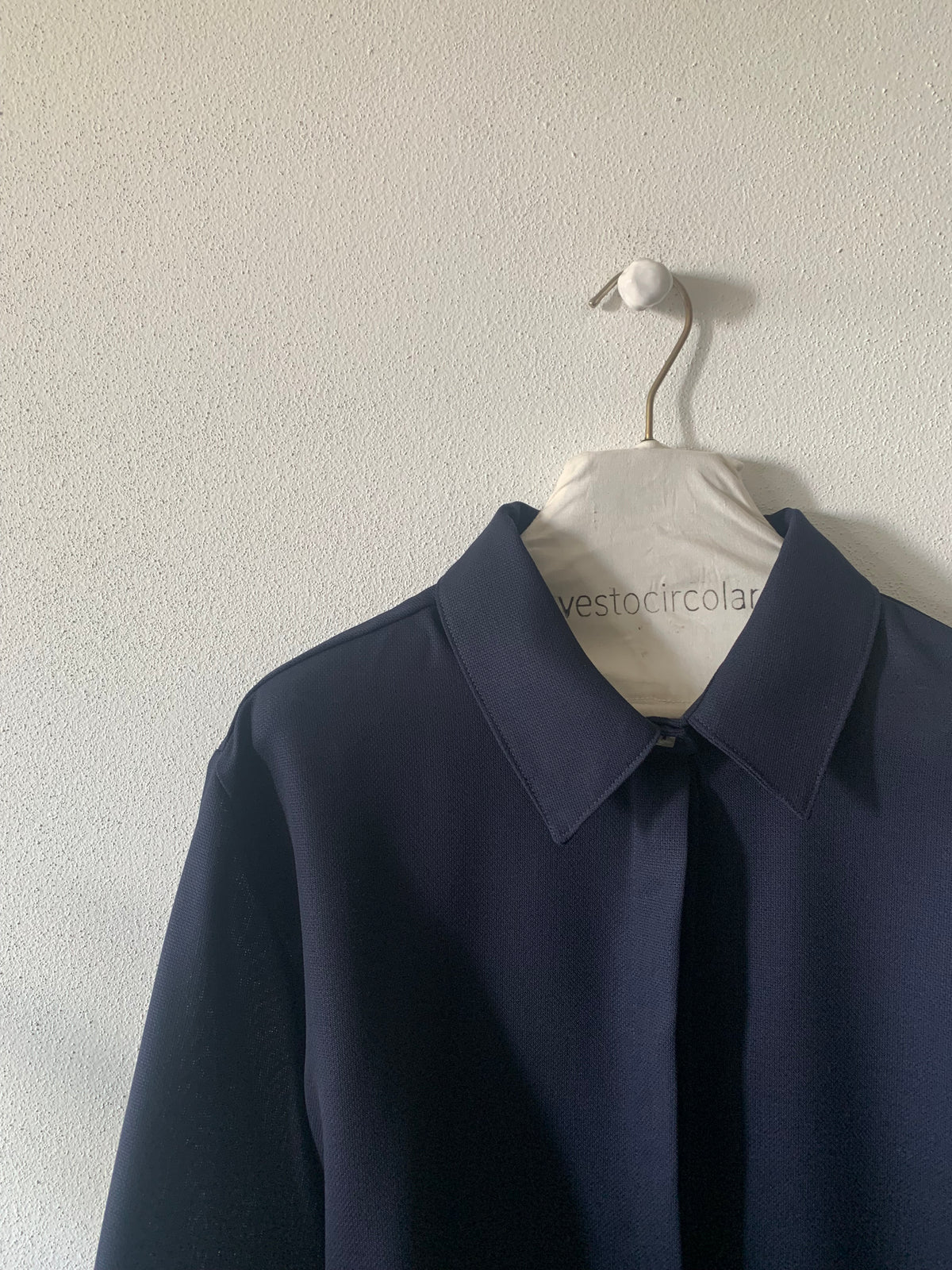 Aurora_ la camicia 3 in 1 in lana blu