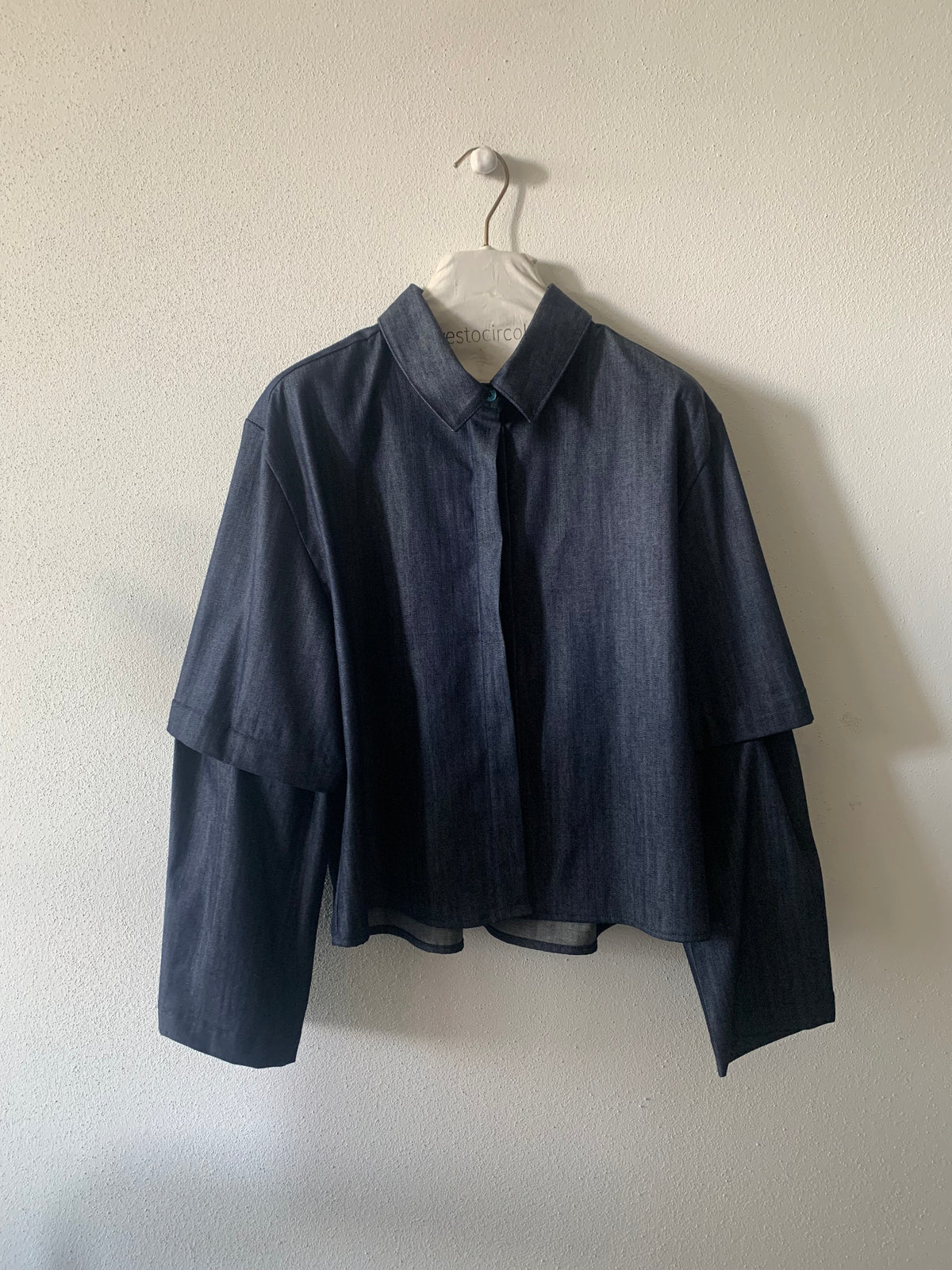 Aurora_ la camicia 3 in 1 in denim
