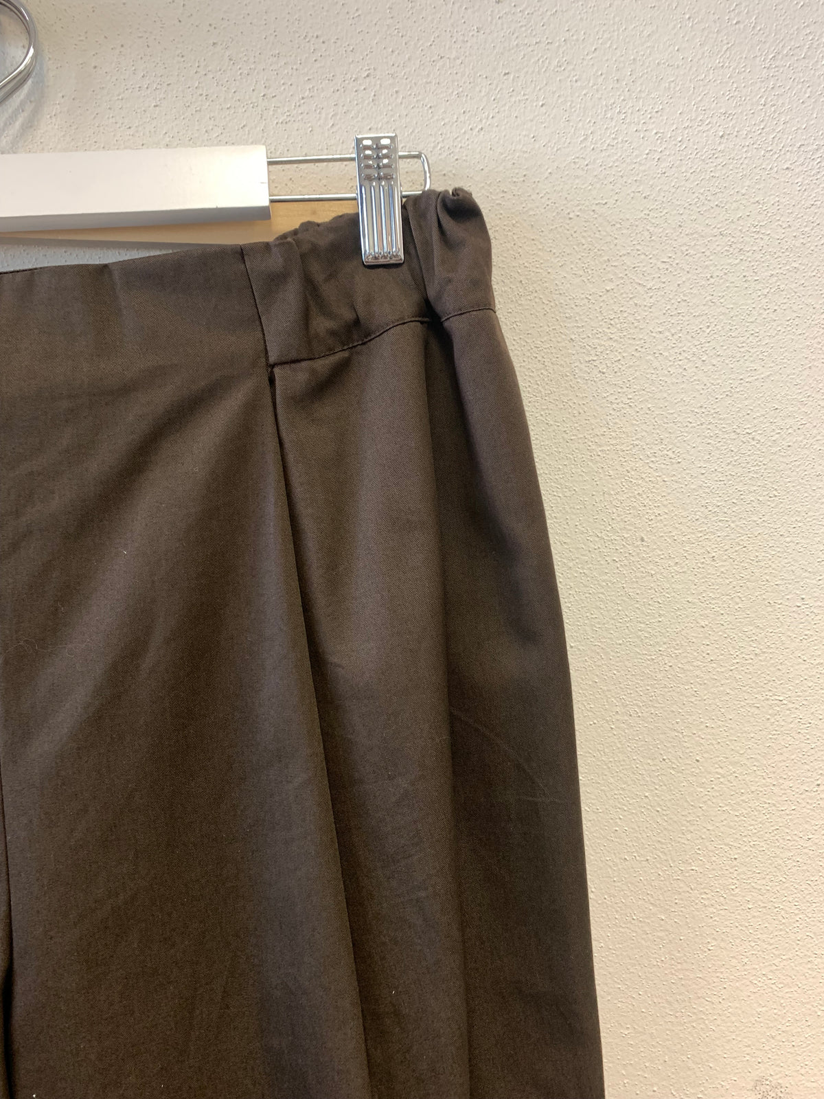 Ambra – pantalone a palazzo sartoriale handmade in tessuto deadstock