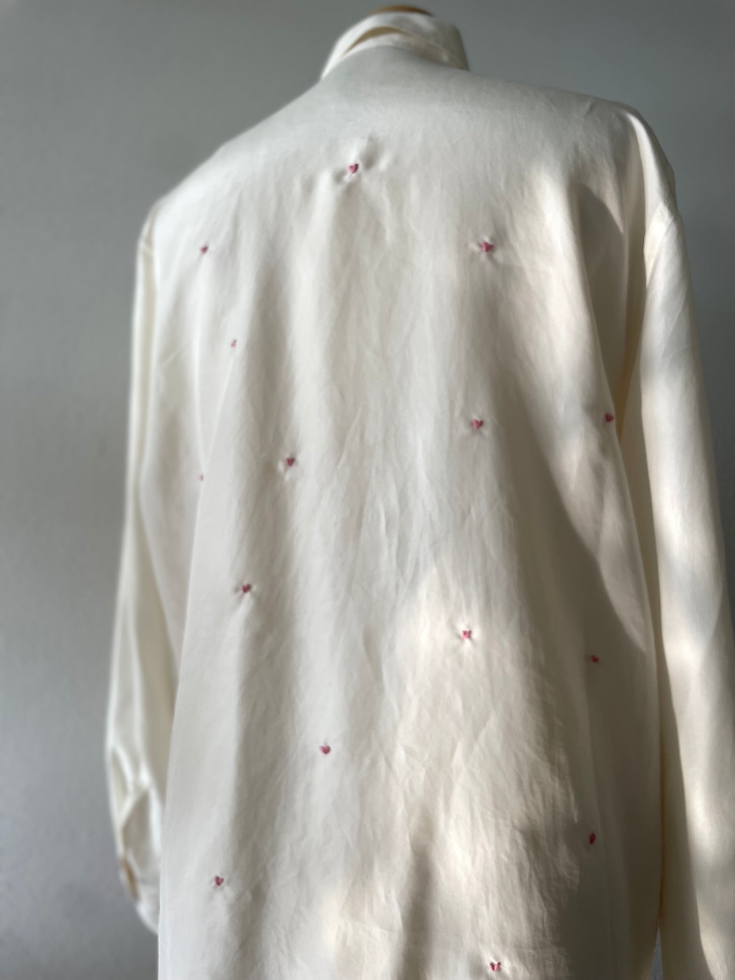 Camicia Artigianale Reworked in seta _capo unico sartoriale