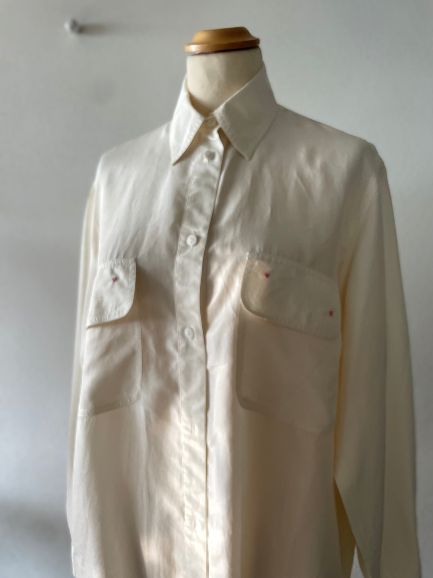 Camicia Artigianale Reworked in seta _capo unico sartoriale