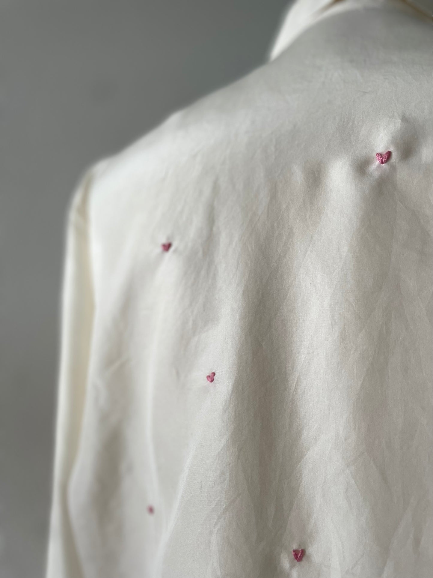 Camicia Artigianale Reworked in seta _capo unico sartoriale