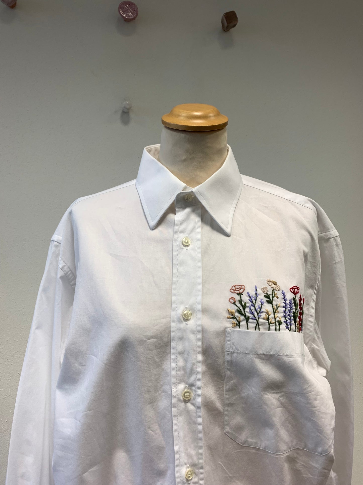 Camicia Artigianale Reworked_Fiore_capo unico sartoriale