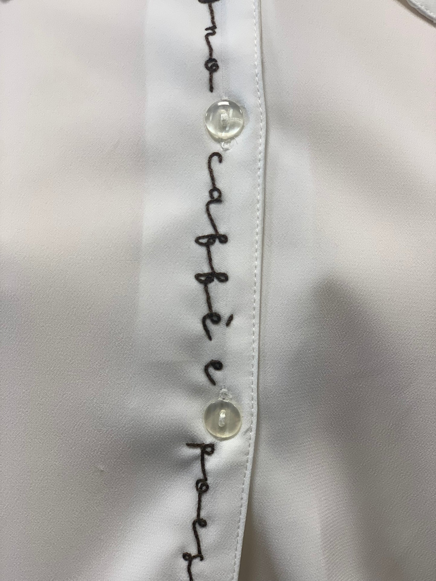 Camicia Artigianale Reworked in seta _Frida_capo unico sartoriale