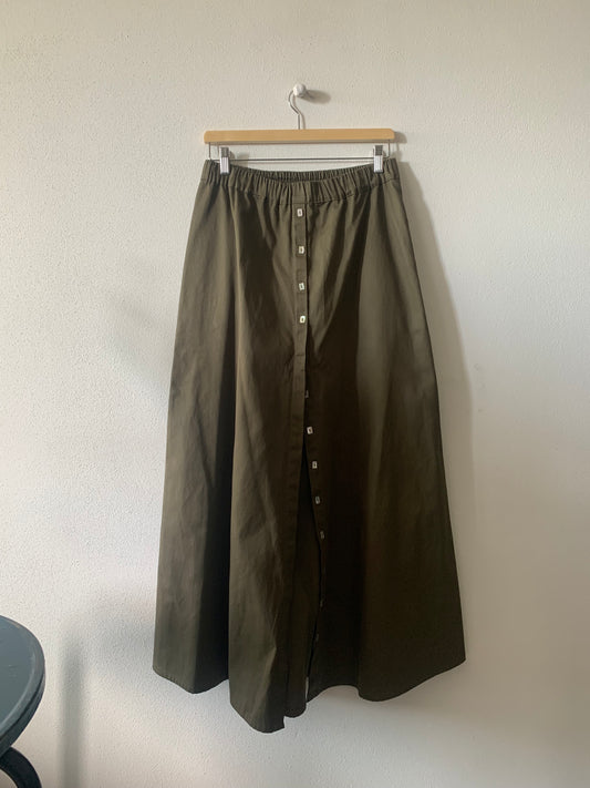 Emma – la gonna botton down in cotone deadstock