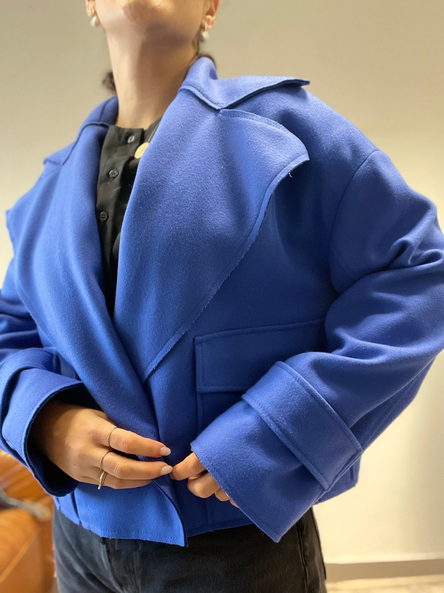 Cropped bluette jacket