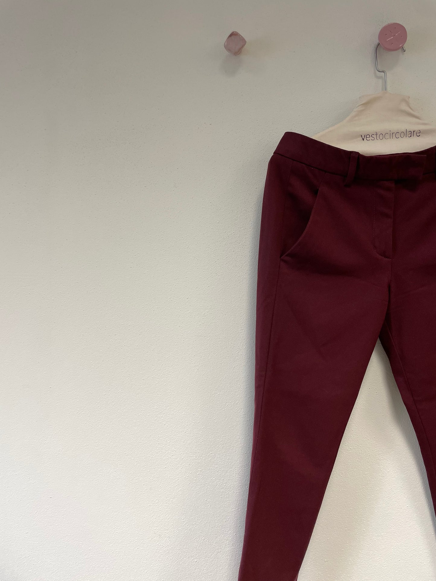 Pantaloni DONDUP borgogna