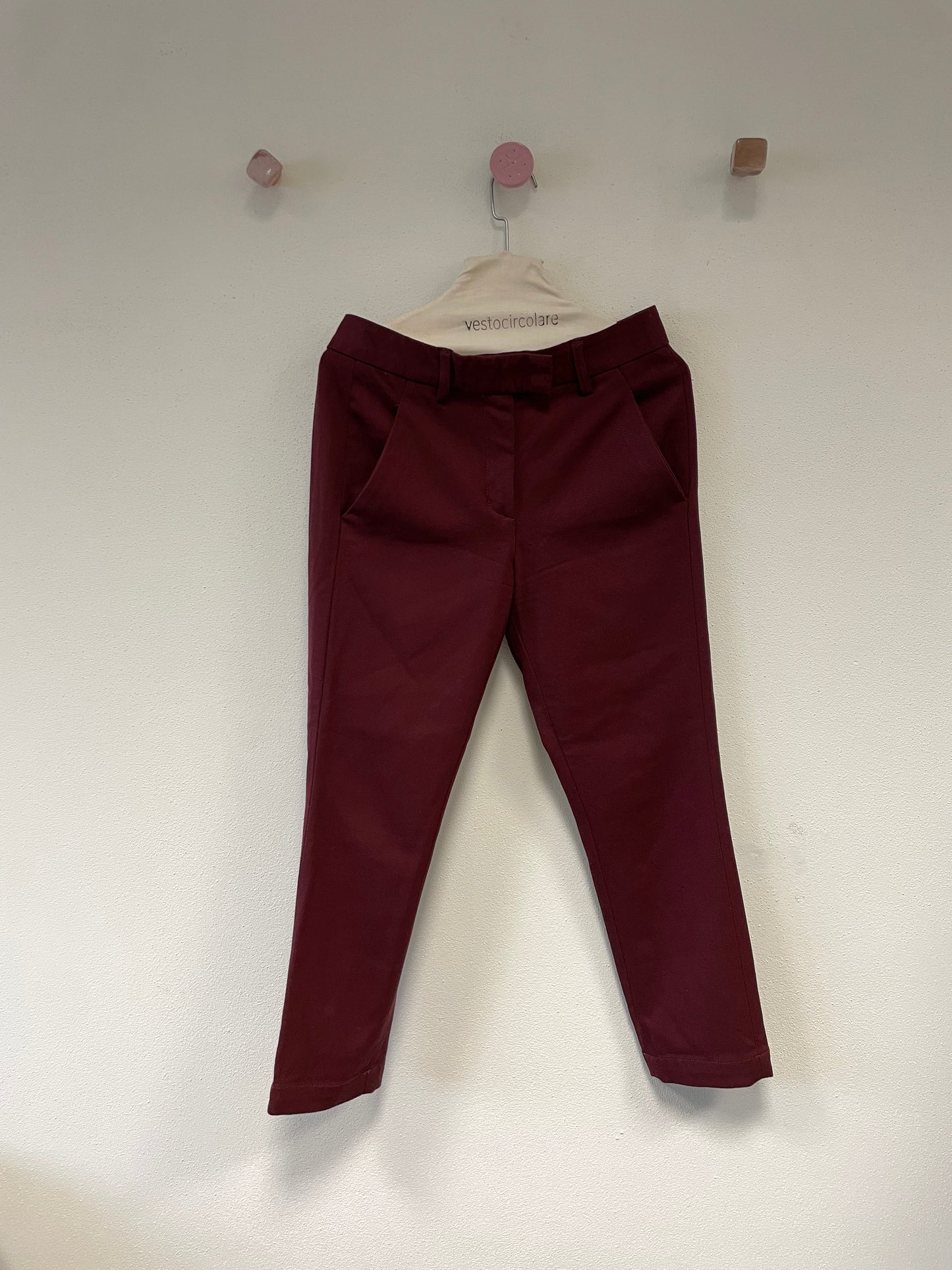 Pantaloni DONDUP borgogna