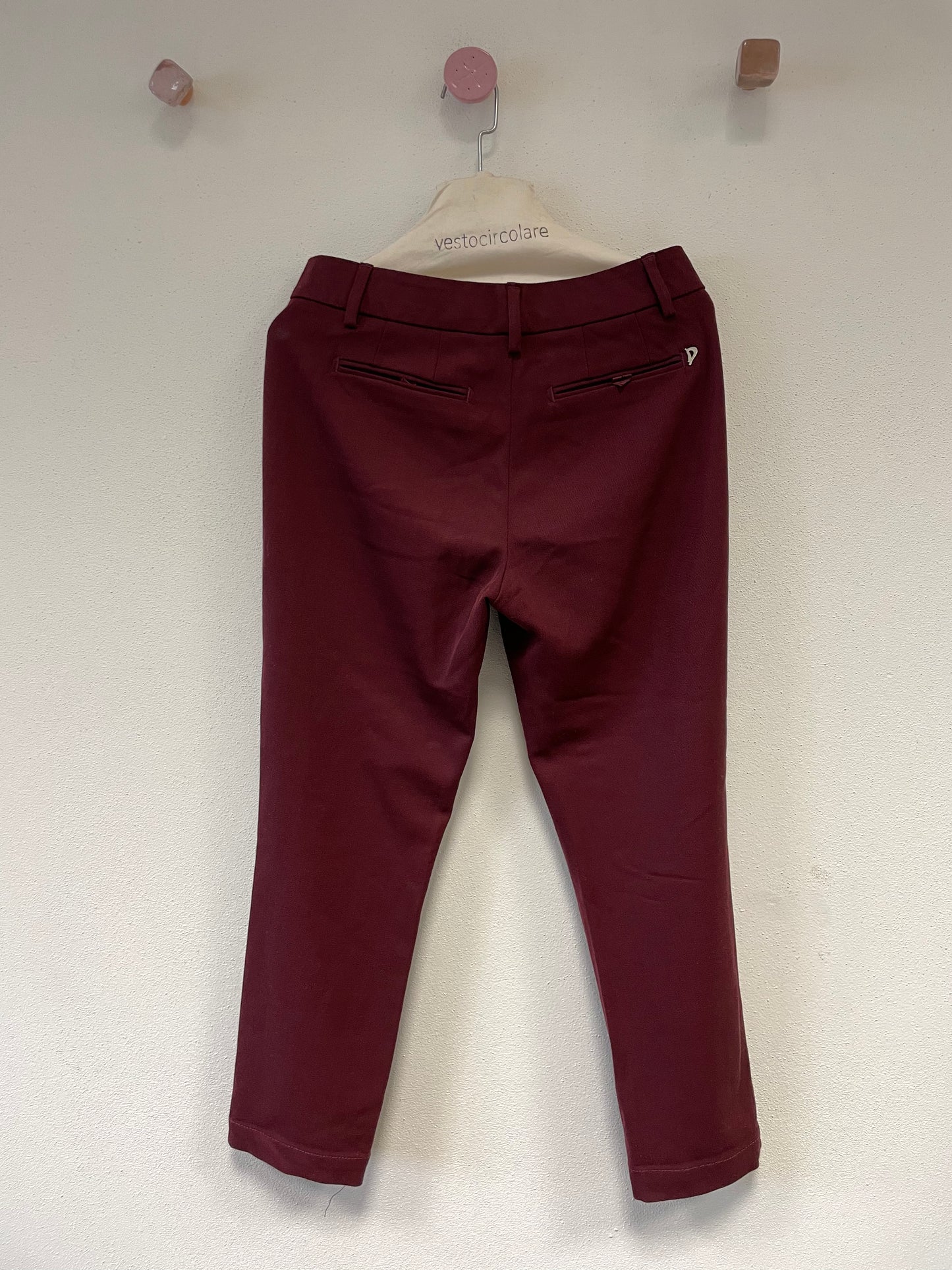 Pantaloni DONDUP borgogna